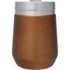 imageStanley GO Everyday Wine Tumbler 10 oz  Press Fit Drink Through Lid  Beverage Coffee and Cocktail Cup  Insulated Stainless Steel Wine Glass  BPAFree  PolarMaple