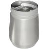 imageStanley GO Everyday Wine Tumbler 10 oz  Press Fit Drink Through Lid  Beverage Coffee and Cocktail Cup  Insulated Stainless Steel Wine Glass  BPAFree  PolarStainless Steel