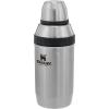 imageStanley Happy Hour Cocktail Shaker Set 20 oz  Bartender Kit for Camping and Travel  Cocktail Drink Mixing Set with 2 Cups  Insulated Stainless Steel  BPAFree  Black 20Stainless Steel