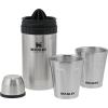 imageStanley Happy Hour Cocktail Shaker Set 20 oz  Bartender Kit for Camping and Travel  Cocktail Drink Mixing Set with 2 Cups  Insulated Stainless Steel  BPAFree  Black 20Stainless Steel