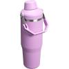 imageStanley IceFlow 20 Fast Flow Tumbler with Handle 30 oz  Twist On Angled Spout Lid  Leakproof Water Bottle  Insulated Stainless Steel  BPAFree  MeadowLilac