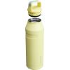 imageStanley IceFlow Cap and Carry Water Bottle  Wide Mouth Twist Lid  Lightweight ampamp Leakproof for Travel ampamp Sports  Insulated Stainless Steel  BPAFreePomelo