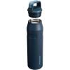 imageStanley IceFlow Cap and Carry Water Bottle  Wide Mouth Twist Lid  Lightweight ampamp Leakproof for Travel ampamp Sports  Insulated Stainless Steel  BPAFreeNavy