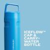 imageStanley IceFlow Cap and Carry Water Bottle  Wide Mouth Twist Lid  Lightweight ampamp Leakproof for Travel ampamp Sports  Insulated Stainless Steel  BPAFreeAlpine