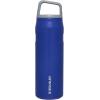 imageStanley IceFlow Cap and Carry Water Bottle  Wide Mouth Twist Lid  Lightweight ampamp Leakproof for Travel ampamp Sports  Insulated Stainless Steel  BPAFreeLapis Glimmer