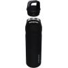 imageStanley IceFlow Cap and Carry Water Bottle  Wide Mouth Twist Lid  Lightweight ampamp Leakproof for Travel ampamp Sports  Insulated Stainless Steel  BPAFreeBlack Glimmer