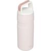 imageStanley IceFlow Cap and Carry Water Bottle  Wide Mouth Twist Lid  Lightweight ampamp Leakproof for Travel ampamp Sports  Insulated Stainless Steel  BPAFreeRose Quartz Glimmer
