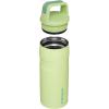 imageStanley IceFlow Cap and Carry Water Bottle  Wide Mouth Twist Lid  Lightweight ampamp Leakproof for Travel ampamp Sports  Insulated Stainless Steel  BPAFreeCitron