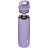 imageStanley IceFlow Cap and Carry Water Bottle  Wide Mouth Twist Lid  Lightweight ampamp Leakproof for Travel ampamp Sports  Insulated Stainless Steel  BPAFreeLavender