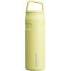 imageStanley IceFlow Cap and Carry Water Bottle  Wide Mouth Twist Lid  Lightweight ampamp Leakproof for Travel ampamp Sports  Insulated Stainless Steel  BPAFreePomelo