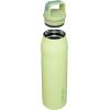 imageStanley IceFlow Cap and Carry Water Bottle  Wide Mouth Twist Lid  Lightweight ampamp Leakproof for Travel ampamp Sports  Insulated Stainless Steel  BPAFreeCitron