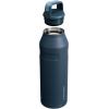 imageStanley IceFlow Cap and Carry Water Bottle  Wide Mouth Twist Lid  Lightweight ampamp Leakproof for Travel ampamp Sports  Insulated Stainless Steel  BPAFreeNavy