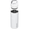imageStanley IceFlow Cap and Carry Water Bottle  Wide Mouth Twist Lid  Lightweight ampamp Leakproof for Travel ampamp Sports  Insulated Stainless Steel  BPAFreePolar