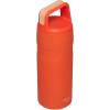 imageStanley IceFlow Cap and Carry Water Bottle  Wide Mouth Twist Lid  Lightweight ampamp Leakproof for Travel ampamp Sports  Insulated Stainless Steel  BPAFreeTigerlily