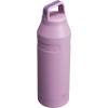 imageStanley IceFlow Cap and Carry Water Bottle  Wide Mouth Twist Lid  Lightweight ampamp Leakproof for Travel ampamp Sports  Insulated Stainless Steel  BPAFreeLilac