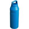 imageStanley IceFlow Cap and Carry Water Bottle  Wide Mouth Twist Lid  Lightweight ampamp Leakproof for Travel ampamp Sports  Insulated Stainless Steel  BPAFreeAzure
