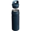 imageStanley IceFlow Cap and Carry Water Bottle  Wide Mouth Twist Lid  Lightweight ampamp Leakproof for Travel ampamp Sports  Insulated Stainless Steel  BPAFreeNavy