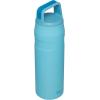 imageStanley IceFlow Cap and Carry Water Bottle  Wide Mouth Twist Lid  Lightweight ampamp Leakproof for Travel ampamp Sports  Insulated Stainless Steel  BPAFreePool