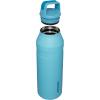 imageStanley IceFlow Cap and Carry Water Bottle  Wide Mouth Twist Lid  Lightweight ampamp Leakproof for Travel ampamp Sports  Insulated Stainless Steel  BPAFreePool