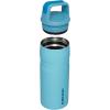 imageStanley IceFlow Cap and Carry Water Bottle  Wide Mouth Twist Lid  Lightweight ampamp Leakproof for Travel ampamp Sports  Insulated Stainless Steel  BPAFreePool