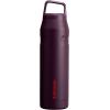 imageStanley IceFlow Cap and Carry Water Bottle  Wide Mouth Twist Lid  Lightweight ampamp Leakproof for Travel ampamp Sports  Insulated Stainless Steel  BPAFreePlum