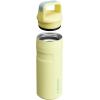 imageStanley IceFlow Cap and Carry Water Bottle  Wide Mouth Twist Lid  Lightweight ampamp Leakproof for Travel ampamp Sports  Insulated Stainless Steel  BPAFreePomelo