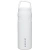 imageStanley IceFlow Cap and Carry Water Bottle  Wide Mouth Twist Lid  Lightweight ampamp Leakproof for Travel ampamp Sports  Insulated Stainless Steel  BPAFreePolar