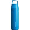 imageStanley IceFlow Cap and Carry Water Bottle  Wide Mouth Twist Lid  Lightweight ampamp Leakproof for Travel ampamp Sports  Insulated Stainless Steel  BPAFreeAzure