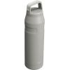 imageStanley IceFlow Cap and Carry Water Bottle  Wide Mouth Twist Lid  Lightweight ampamp Leakproof for Travel ampamp Sports  Insulated Stainless Steel  BPAFreeAsh