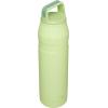 imageStanley IceFlow Cap and Carry Water Bottle  Wide Mouth Twist Lid  Lightweight ampamp Leakproof for Travel ampamp Sports  Insulated Stainless Steel  BPAFreeCitron