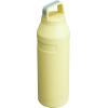imageStanley IceFlow Cap and Carry Water Bottle  Wide Mouth Twist Lid  Lightweight ampamp Leakproof for Travel ampamp Sports  Insulated Stainless Steel  BPAFreePomelo