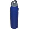 imageStanley IceFlow Cap and Carry Water Bottle  Wide Mouth Twist Lid  Lightweight ampamp Leakproof for Travel ampamp Sports  Insulated Stainless Steel  BPAFreeLapis Glimmer