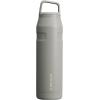 imageStanley IceFlow Cap and Carry Water Bottle  Wide Mouth Twist Lid  Lightweight ampamp Leakproof for Travel ampamp Sports  Insulated Stainless Steel  BPAFreeAsh