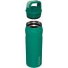 imageStanley IceFlow Cap and Carry Water Bottle  Wide Mouth Twist Lid  Lightweight ampamp Leakproof for Travel ampamp Sports  Insulated Stainless Steel  BPAFreeAlpine