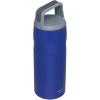 imageStanley IceFlow Cap and Carry Water Bottle  Wide Mouth Twist Lid  Lightweight ampamp Leakproof for Travel ampamp Sports  Insulated Stainless Steel  BPAFreeLapis Glimmer