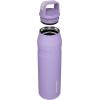imageStanley IceFlow Cap and Carry Water Bottle  Wide Mouth Twist Lid  Lightweight ampamp Leakproof for Travel ampamp Sports  Insulated Stainless Steel  BPAFreeLavender