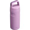 imageStanley IceFlow Cap and Carry Water Bottle  Wide Mouth Twist Lid  Lightweight ampamp Leakproof for Travel ampamp Sports  Insulated Stainless Steel  BPAFreeLilac