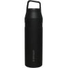 imageStanley IceFlow Cap and Carry Water Bottle  Wide Mouth Twist Lid  Lightweight ampamp Leakproof for Travel ampamp Sports  Insulated Stainless Steel  BPAFreeBlack