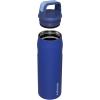 imageStanley IceFlow Cap and Carry Water Bottle  Wide Mouth Twist Lid  Lightweight ampamp Leakproof for Travel ampamp Sports  Insulated Stainless Steel  BPAFreeLapis