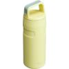 imageStanley IceFlow Cap and Carry Water Bottle  Wide Mouth Twist Lid  Lightweight ampamp Leakproof for Travel ampamp Sports  Insulated Stainless Steel  BPAFreePomelo