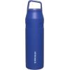 imageStanley IceFlow Cap and Carry Water Bottle  Wide Mouth Twist Lid  Lightweight ampamp Leakproof for Travel ampamp Sports  Insulated Stainless Steel  BPAFreeLapis