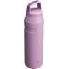 imageStanley IceFlow Cap and Carry Water Bottle  Wide Mouth Twist Lid  Lightweight ampamp Leakproof for Travel ampamp Sports  Insulated Stainless Steel  BPAFreeLilac