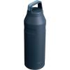 imageStanley IceFlow Cap and Carry Water Bottle  Wide Mouth Twist Lid  Lightweight ampamp Leakproof for Travel ampamp Sports  Insulated Stainless Steel  BPAFreeNavy