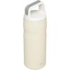 imageStanley IceFlow Cap and Carry Water Bottle  Wide Mouth Twist Lid  Lightweight ampamp Leakproof for Travel ampamp Sports  Insulated Stainless Steel  BPAFreeCream Glimmer