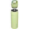 imageStanley IceFlow Cap and Carry Water Bottle  Wide Mouth Twist Lid  Lightweight ampamp Leakproof for Travel ampamp Sports  Insulated Stainless Steel  BPAFreeCitron