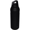imageStanley IceFlow Cap and Carry Water Bottle  Wide Mouth Twist Lid  Lightweight ampamp Leakproof for Travel ampamp Sports  Insulated Stainless Steel  BPAFreeBlack Glimmer