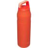 imageStanley IceFlow Cap and Carry Water Bottle  Wide Mouth Twist Lid  Lightweight ampamp Leakproof for Travel ampamp Sports  Insulated Stainless Steel  BPAFreeTigerlily