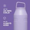imageStanley IceFlow Cap and Carry Water Bottle  Wide Mouth Twist Lid  Lightweight ampamp Leakproof for Travel ampamp Sports  Insulated Stainless Steel  BPAFreeAlpine