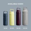 imageStanley IceFlow Cap and Carry Water Bottle  Wide Mouth Twist Lid  Lightweight ampamp Leakproof for Travel ampamp Sports  Insulated Stainless Steel  BPAFreeAlpine