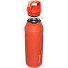 imageStanley IceFlow Cap and Carry Water Bottle  Wide Mouth Twist Lid  Lightweight ampamp Leakproof for Travel ampamp Sports  Insulated Stainless Steel  BPAFreeTigerlily